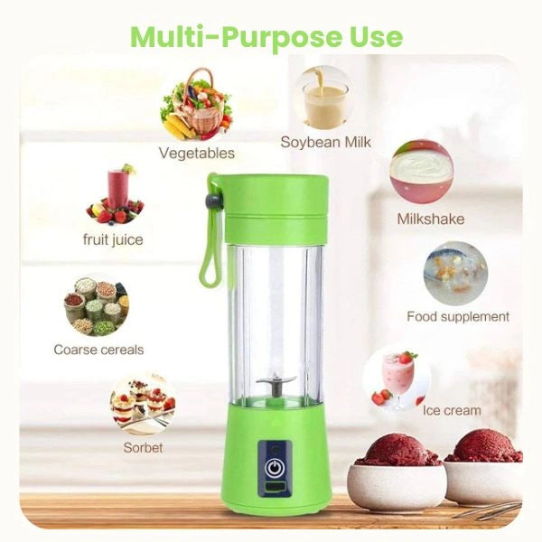 SipNBlend™ – 2-in-1 Juicer Bottle | Compact & Sleek | Travel-Friendly
