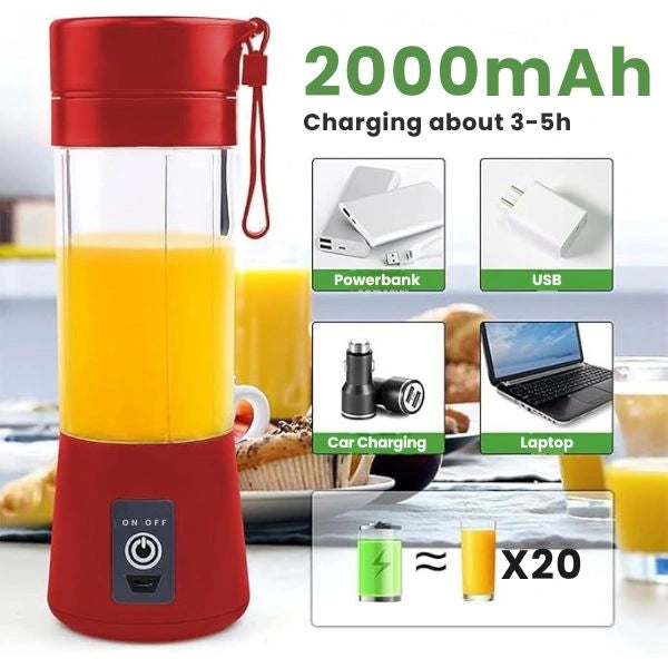 SipNBlend™ – 2-in-1 Juicer Bottle | Compact & Sleek | Travel-Friendly