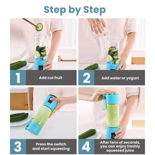 SipNBlend™ – 2-in-1 Juicer Bottle | Compact & Sleek | Travel-Friendly