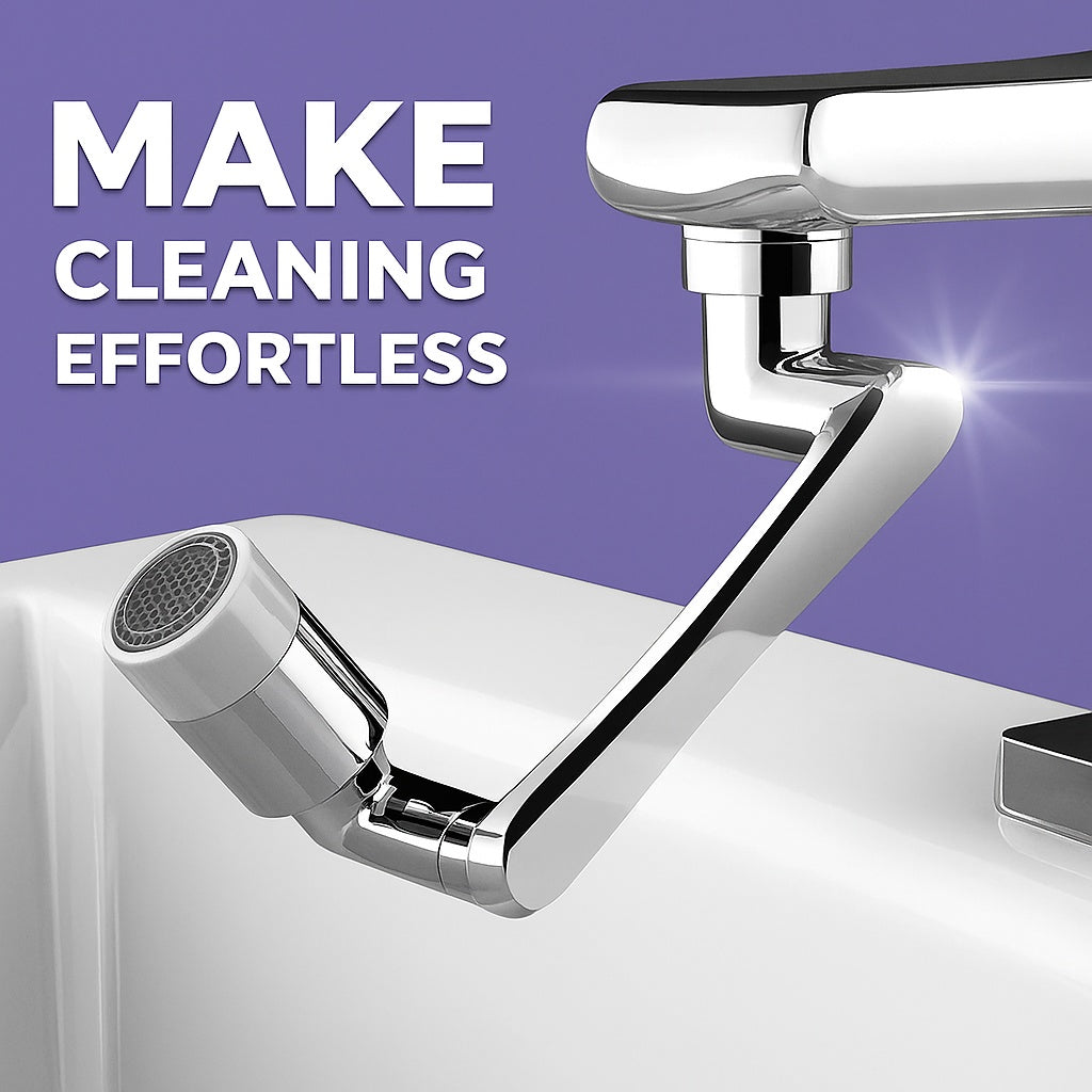 Rotating Faucet/Tap Extender | Stainless Steel | 1180° rotation